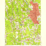 United States Geological Survey Brockton, MA (1949, 24000-Scale) digital map