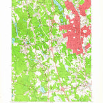 United States Geological Survey Brockton, MA (1963, 24000-Scale) digital map