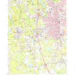 United States Geological Survey Brockton, MA (1975, 24000-Scale) digital map
