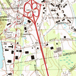 United States Geological Survey Brockton, MA (1975, 25000-Scale) digital map