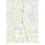 United States Geological Survey Brockton, MA (2021, 24000-Scale) digital map
