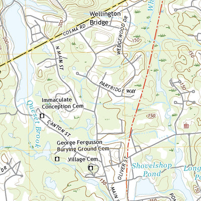 United States Geological Survey Brockton, MA (2021, 24000-Scale) digital map