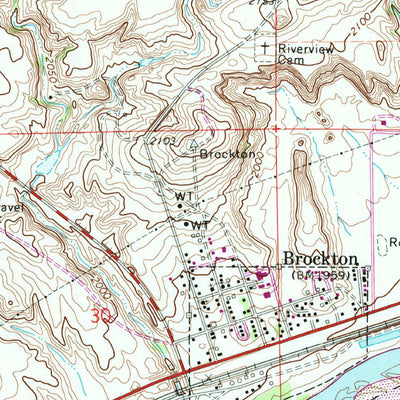 United States Geological Survey Brockton, MT (1972, 24000-Scale) digital map