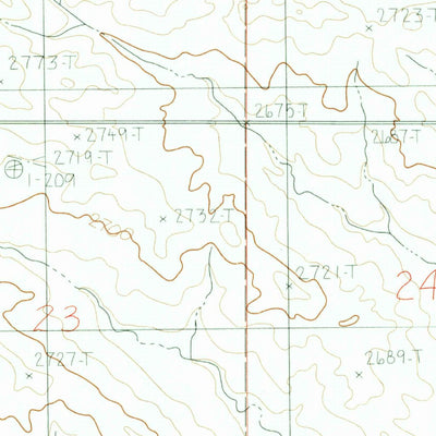 United States Geological Survey Brockway, MT (1983, 24000-Scale) digital map