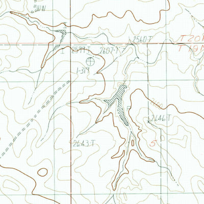 United States Geological Survey Brockway NE, MT (1983, 24000-Scale) digital map