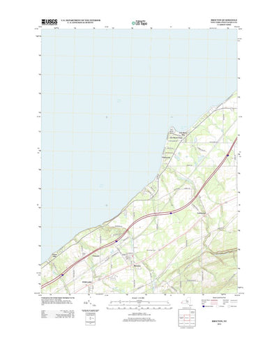 United States Geological Survey Brocton, NY (2013, 24000-Scale) digital map