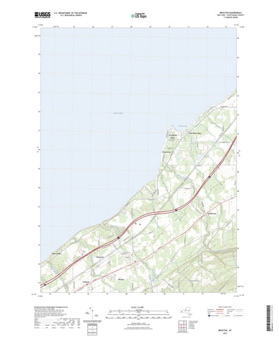 United States Geological Survey Brocton, NY (2023, 24000-Scale) digital map