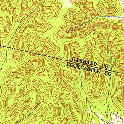 United States Geological Survey Brodhead, KY (1953, 24000-Scale) digital map