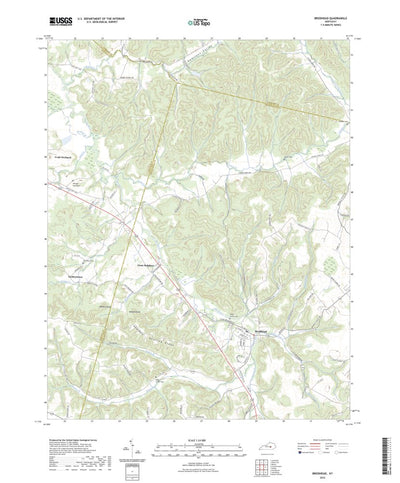 United States Geological Survey Brodhead, KY (2022, 24000-Scale) digital map