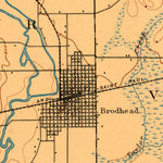 United States Geological Survey Brodhead, WI-IL (1893, 62500-Scale) digital map