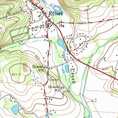 United States Geological Survey Brodheadsville, PA (1960, 24000-Scale) digital map