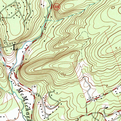 United States Geological Survey Brodheadsville, PA (1960, 24000-Scale) digital map