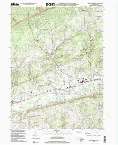 United States Geological Survey Brodheadsville, PA (1999, 24000-Scale) digital map