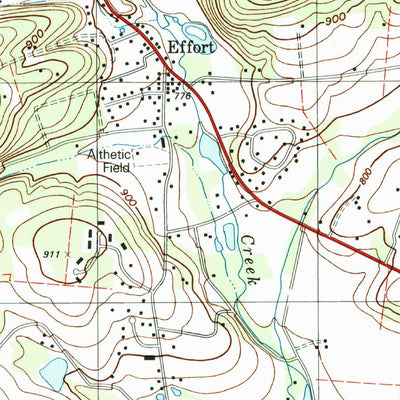 United States Geological Survey Brodheadsville, PA (1999, 24000-Scale) digital map