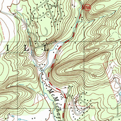 United States Geological Survey Brodheadsville, PA (1999, 24000-Scale) digital map