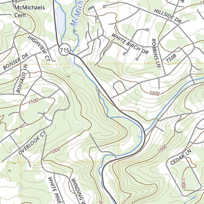 United States Geological Survey Brodheadsville, PA (2023, 24000-Scale) digital map