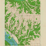 United States Geological Survey Brodtville, WI-IA (1962, 24000-Scale) digital map