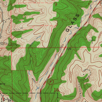 United States Geological Survey Brodtville, WI-IA (1962, 24000-Scale) digital map