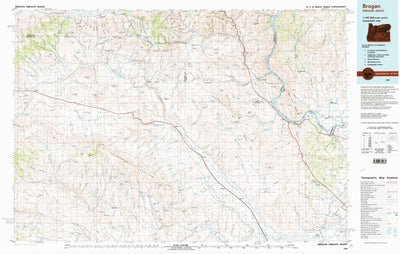 United States Geological Survey Brogan, OR-ID (1980, 100000-Scale) digital map