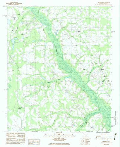 United States Geological Survey Brogdon, SC (1983, 24000-Scale) digital map