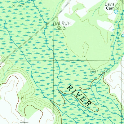United States Geological Survey Brogdon, SC (1983, 24000-Scale) digital map