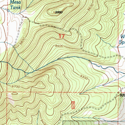 United States Geological Survey Broke Off Mountain, NM (1995, 24000-Scale) digital map