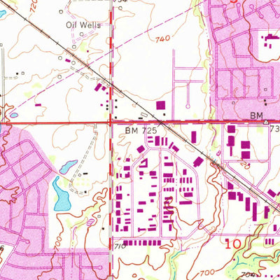 United States Geological Survey Broken Arrow, OK (1955, 24000-Scale) digital map