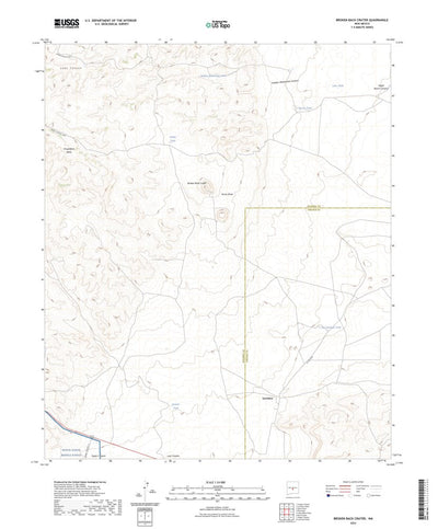 United States Geological Survey Broken Back Crater, NM (2023, 24000-Scale) digital map