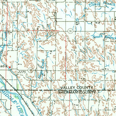 United States Geological Survey Broken Bow, NE (1955, 250000-Scale) digital map