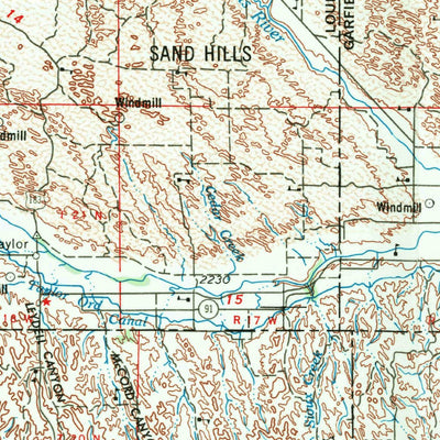 United States Geological Survey Broken Bow, NE (1955, 250000-Scale) digital map