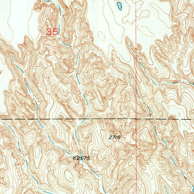 United States Geological Survey Broken Bow SW, NE (1951, 24000-Scale) digital map