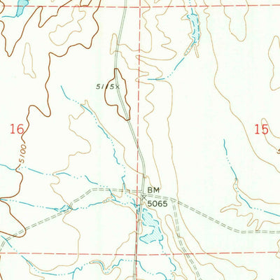 United States Geological Survey Broken Horn Creek, WY (1968, 24000-Scale) digital map