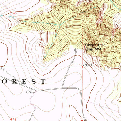 United States Geological Survey Broken Rib Creek, CO (1974, 24000-Scale) digital map