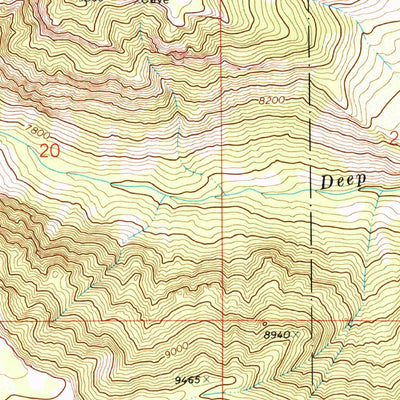United States Geological Survey Broken Rib Creek, CO (1974, 24000-Scale) digital map