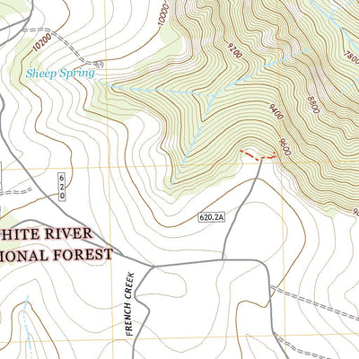 United States Geological Survey Broken Rib Creek, CO (2022, 24000-Scale) digital map