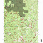 United States Geological Survey Broken Rib Mountain, CA-OR (1996, 24000-Scale) digital map