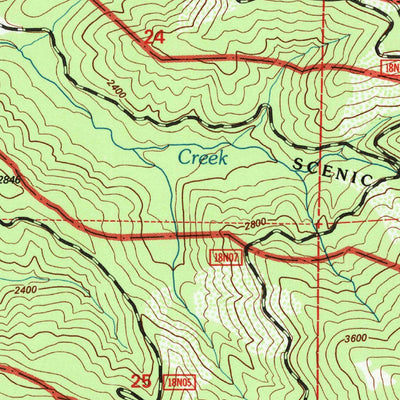 United States Geological Survey Broken Rib Mountain, CA-OR (1996, 24000-Scale) digital map