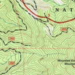 United States Geological Survey Broken Rib Mountain, CA-OR (1996, 24000-Scale) digital map