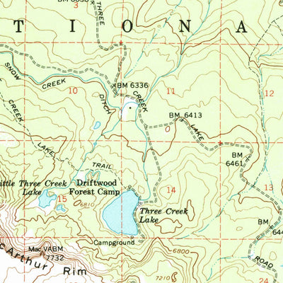 United States Geological Survey Broken Top, OR (1959, 62500-Scale) digital map
