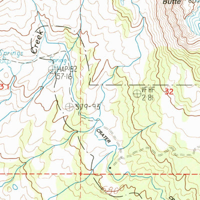 United States Geological Survey Broken Top, OR (1988, 24000-Scale) digital map
