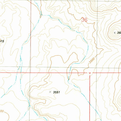 United States Geological Survey Broken Wagon Flat, ID (1980, 24000-Scale) digital map