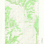 United States Geological Survey Brokenback Narrows, WY (1967, 24000-Scale) digital map
