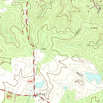 United States Geological Survey Brokenburg, VA (1966, 24000-Scale) digital map