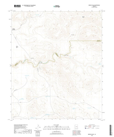 United States Geological Survey Bronco Gulch, AZ (2018, 24000-Scale) digital map