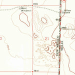United States Geological Survey Bronco NE, NM-TX (1970, 24000-Scale) digital map