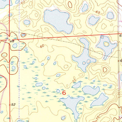 United States Geological Survey Bronson, FL (1954, 24000-Scale) digital map