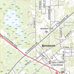 United States Geological Survey Bronson, FL (2021, 24000-Scale) digital map