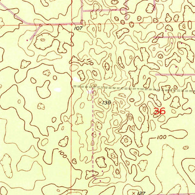 United States Geological Survey Bronson NE, FL (1955, 24000-Scale) digital map