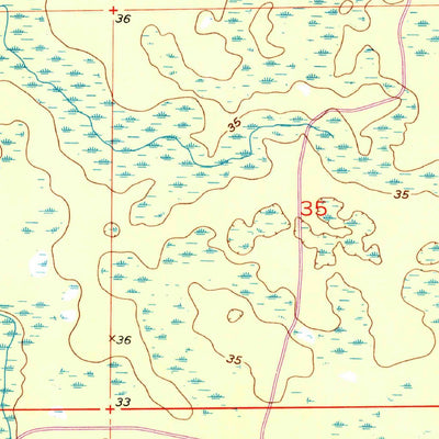 United States Geological Survey Bronson SW, FL (1954, 24000-Scale) digital map