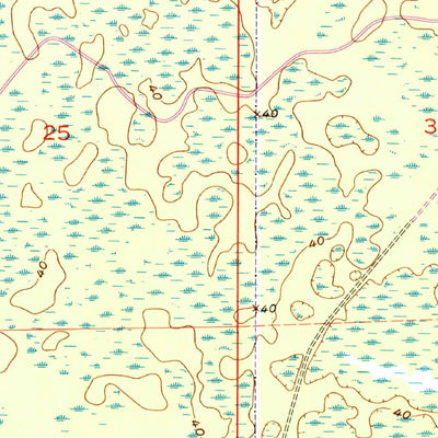 United States Geological Survey Bronson SW, FL (1954, 24000-Scale) digital map